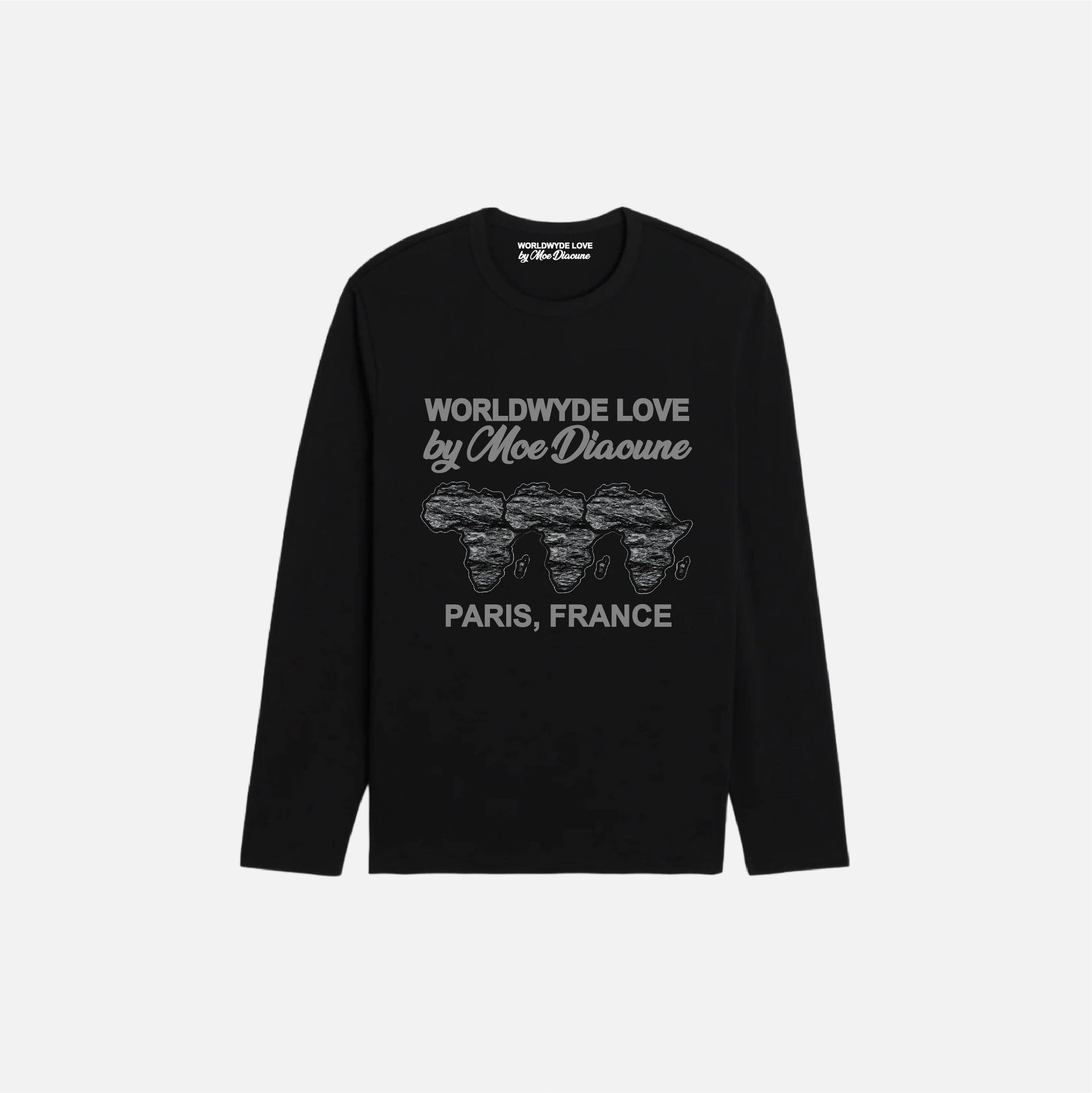 WORLDWYDE LOVE PARIS LOGO SLEEVE