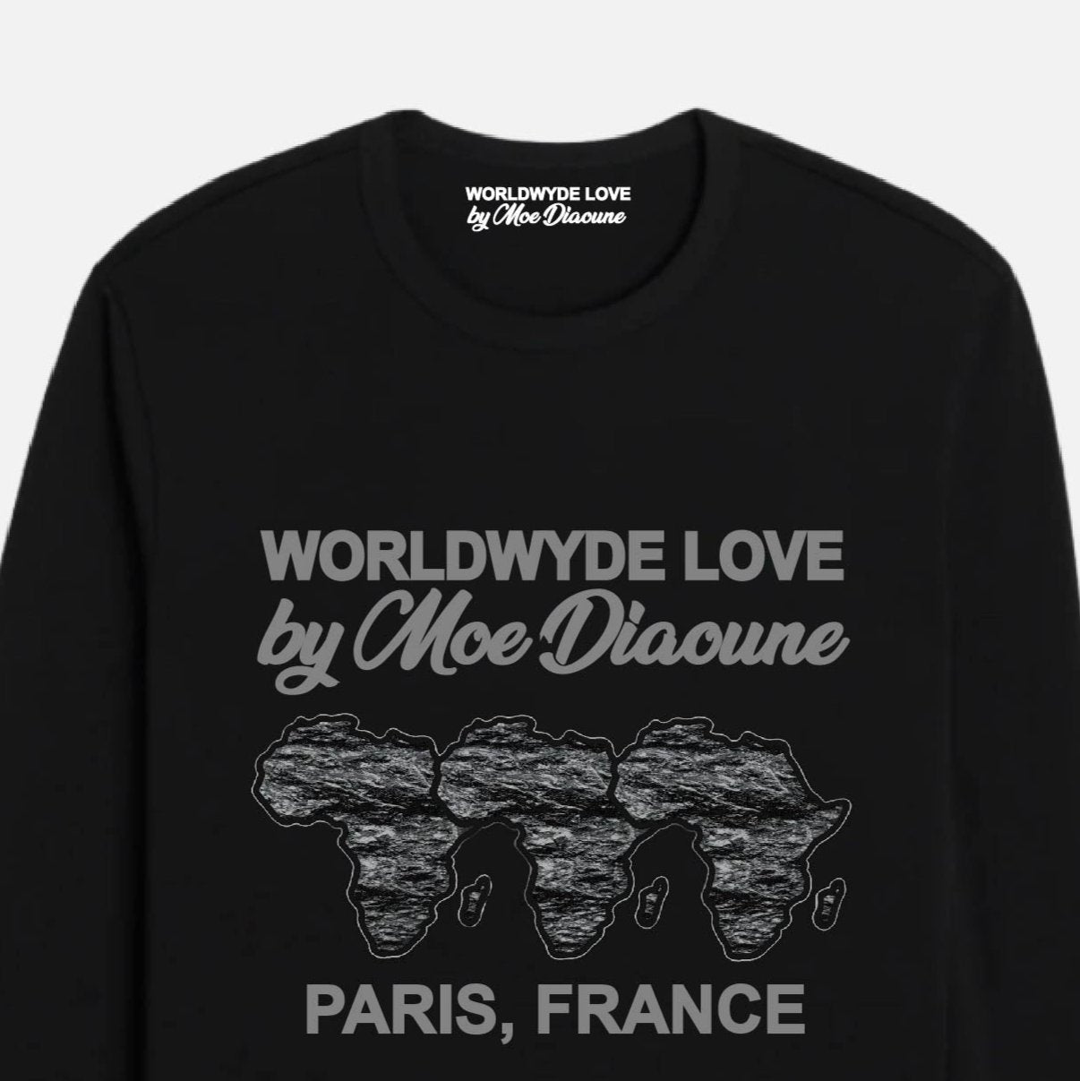 WORLDWYDE LOVE PARIS LOGO SLEEVE