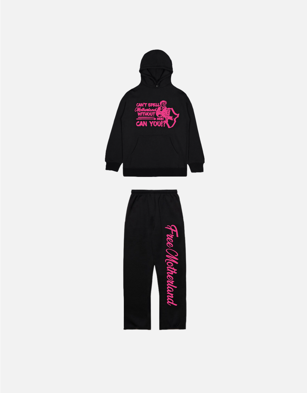 PINK CANT SPELL WOMENS SWEATSUIT