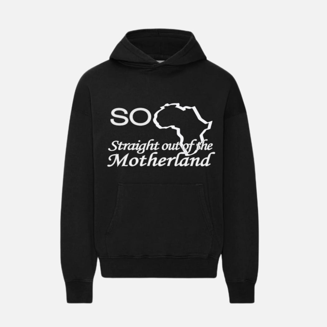 BLACK MOTHERLAND HOODIE